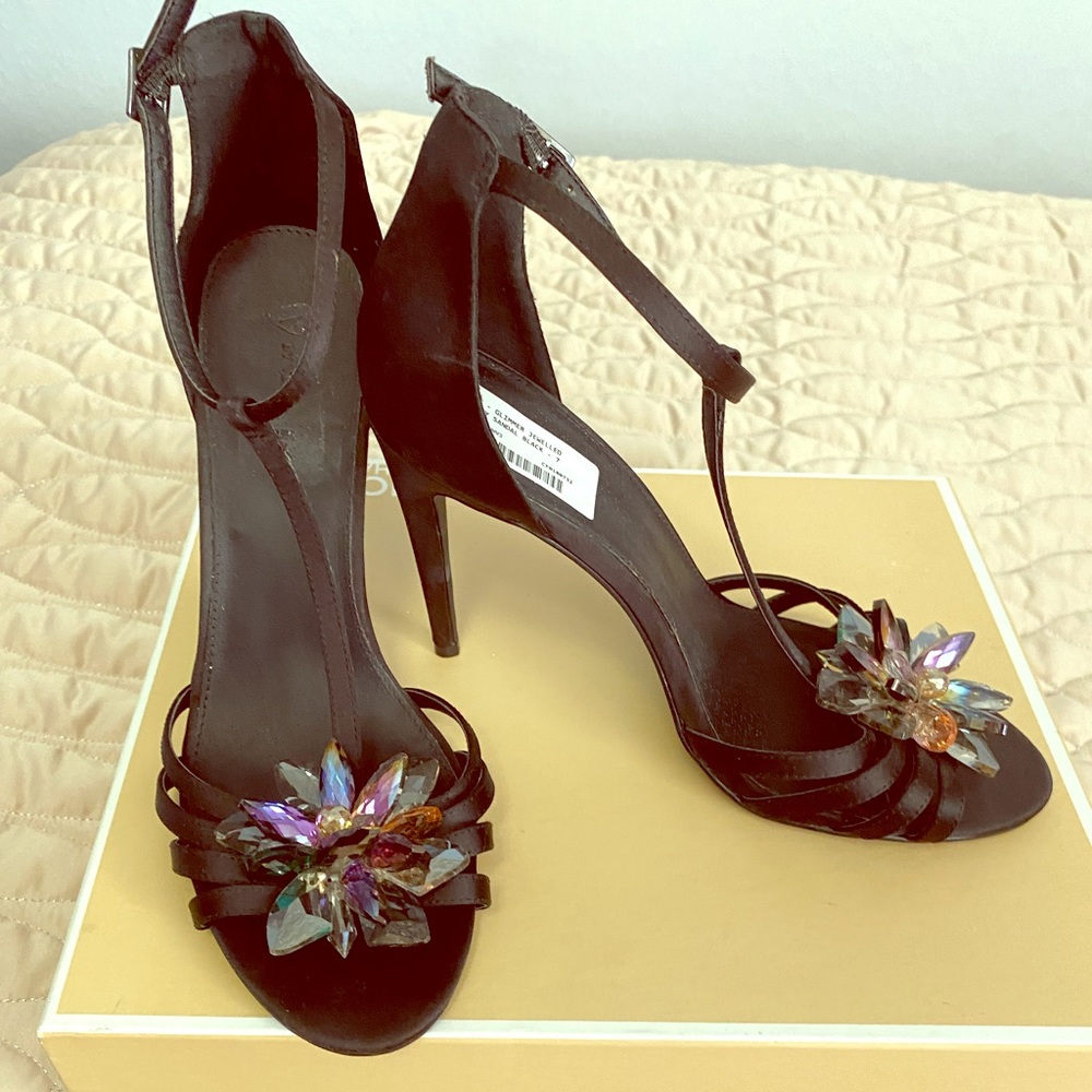 V BY very t bar heel glimmer jewelled